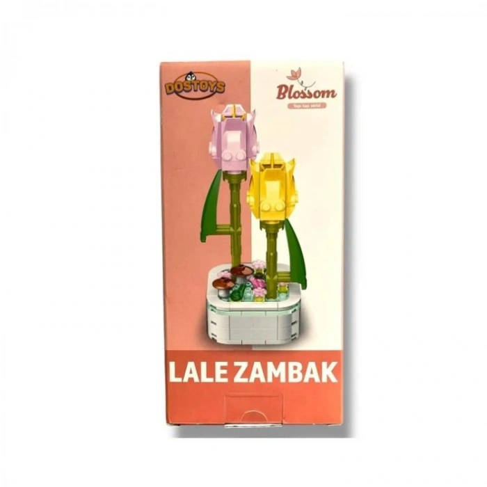DOSTOYS 103-A8 BLOSSOM ÇİÇEK BLOK OYUNCAK LALE ZAMBAK