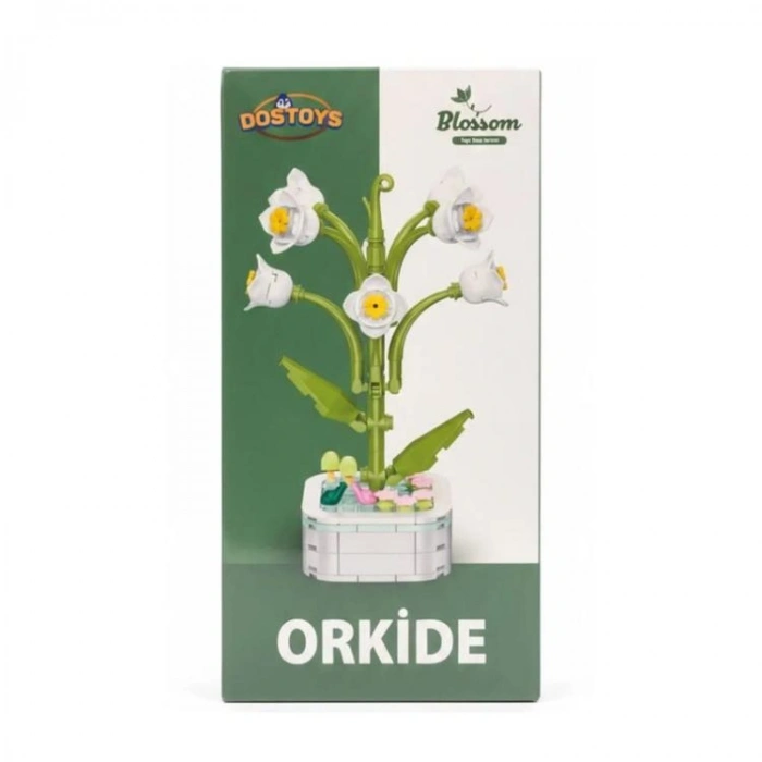DOSTOYS 103-B3 BLOSSOM ÇİÇEK BLOK OYUNCAK ORKİDE