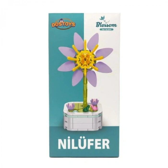 DOSTOYS 103-B4 BLOSSOM ÇİÇEK BLOK OYUNCAK NİLÜFER