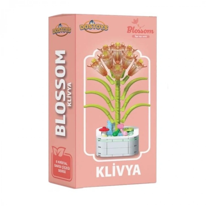 DOSTOYS 103I-5 BLOSSOM KRİSTAL GRADYAN ÇİÇEKLER BLOK OYUNCAK KLIVYA