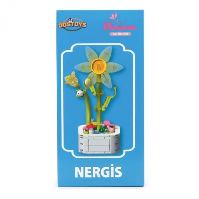 DOSTOYS 103I-8 BLOSSOM KRİSTAL GRADYAN ÇİÇEKLER BLOK OYUNCAK NERGİS