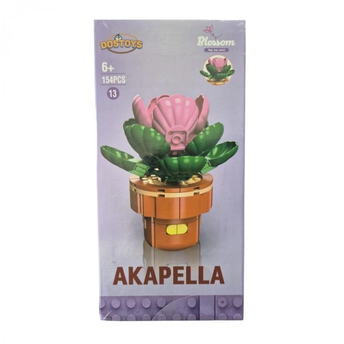 DOSTOYS 113-13 BLOSSOM MİNİ ÇİÇEK BLOK OYUNCAK AKAPELLA 154  PARÇA 6+