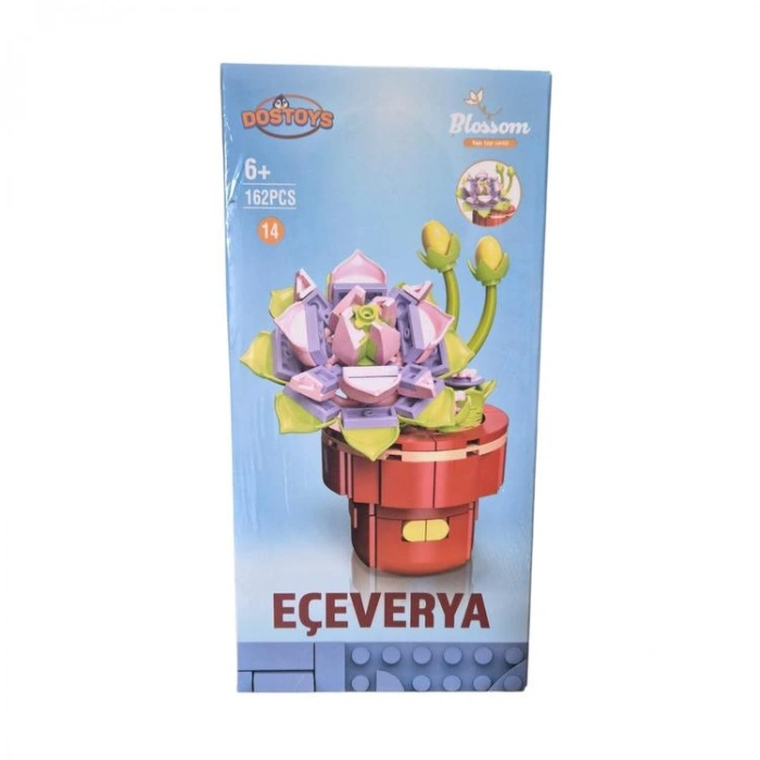 DOSTOYS 113-14 BLOSSOM MİNİ ÇİÇEK BLOK OYUNCAK EÇEVERYA 162  PARÇA 6+