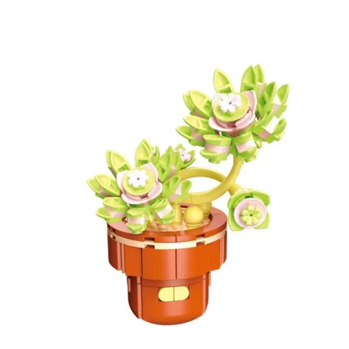 DOSTOYS 113-17 BLOSSOM MİNİ ÇİÇEK BLOK OYUNCAK GRAPTOPETALUM 180 PARÇA 6+