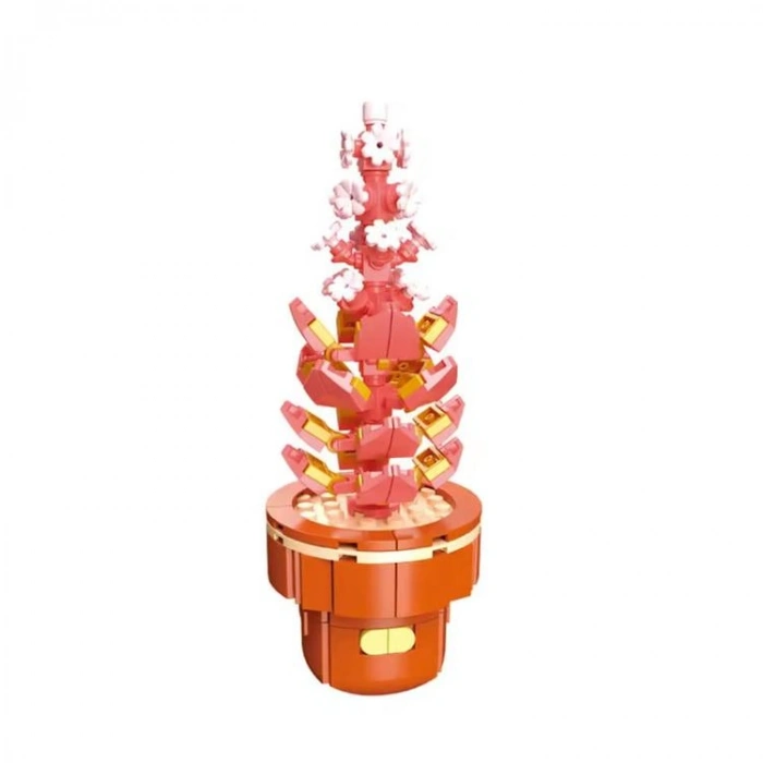 DOSTOYS 113-9 BLOSSOM MİNİ ÇİÇEK BLOK OYUNCAK YEŞİM ÇİÇEĞİ 200 PARÇA 6+