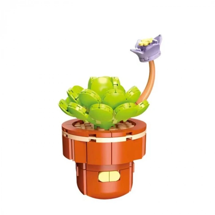 DOSTOYS 113-23 BLOSSOM MİNİ ÇİÇEK BLOK OYUNCAK YAĞ ÇANAĞI 197 PARÇA 6+