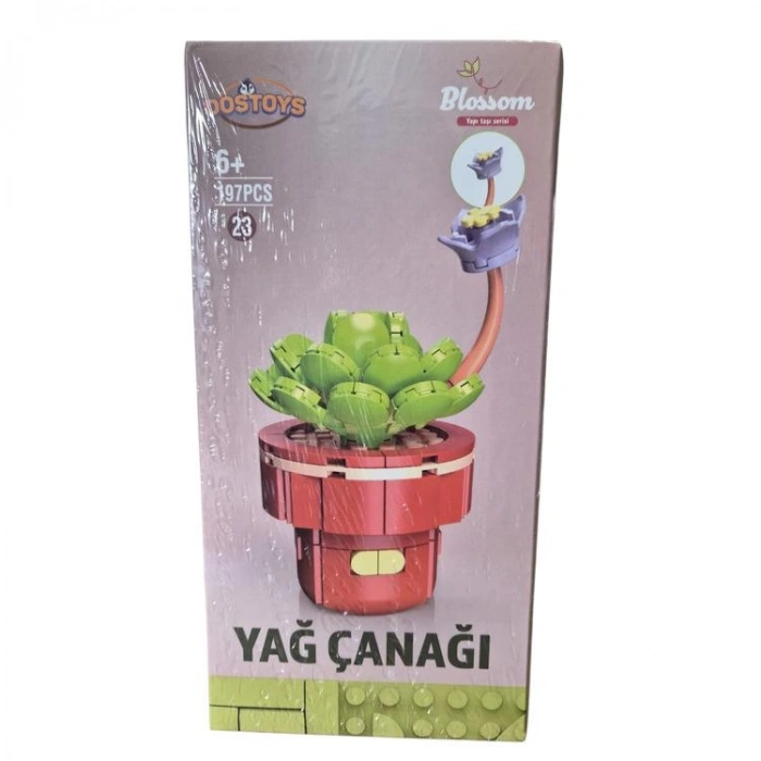 DOSTOYS 113-23 BLOSSOM MİNİ ÇİÇEK BLOK OYUNCAK YAĞ ÇANAĞI 197 PARÇA 6+