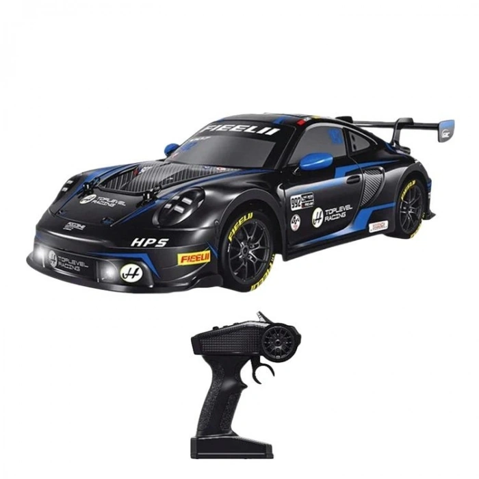 PASİFİK 91602P-2 4WD MODEL RACING CAR1:12 PORSCHE UZAKTAN KUMANDALI 30KM HIZ KUTULU SİYAH/LACİVERT 6+