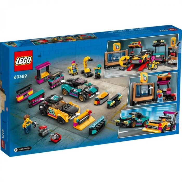 LEGO 60389 CİTY ARAÇ MODİFİYE ATÖLYESİ 507 PARÇA 6+