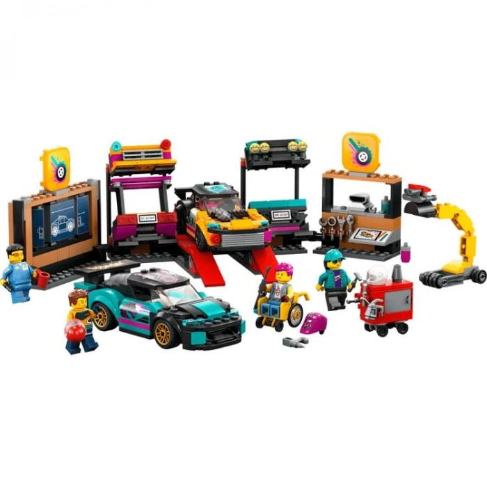 LEGO 60389 CİTY ARAÇ MODİFİYE ATÖLYESİ 507 PARÇA 6+