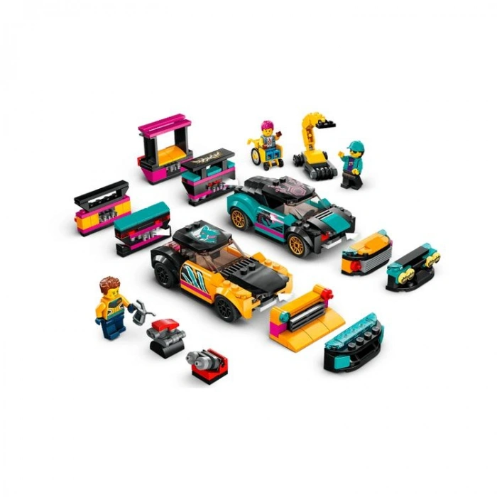 LEGO 60389 CİTY ARAÇ MODİFİYE ATÖLYESİ 507 PARÇA 6+