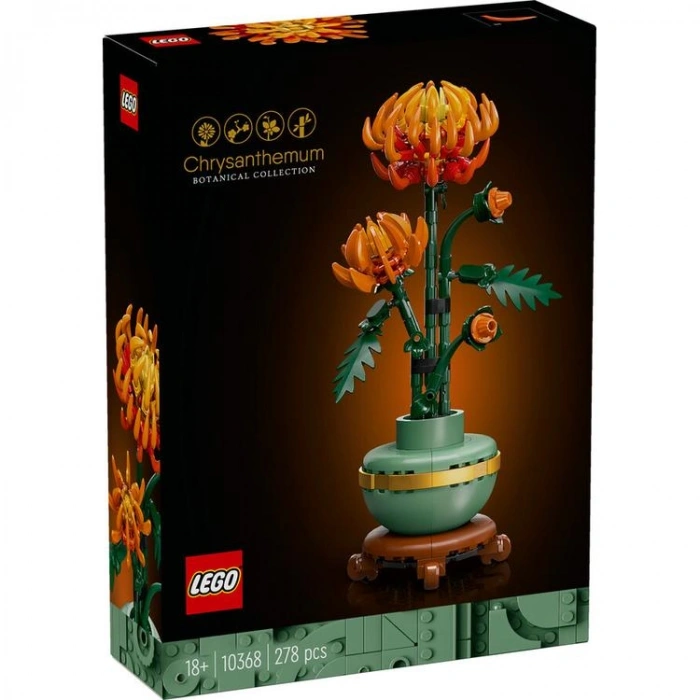 LEGO BOTANICALS 10368 KRİZANTEM 278 PARÇA 18+