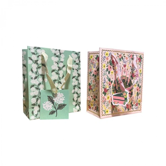 DAKS  DKS 3004  DESENLİ HEDİYELİK KARTON ÇANTA NO:3  32x26x14cm - TEKLİ