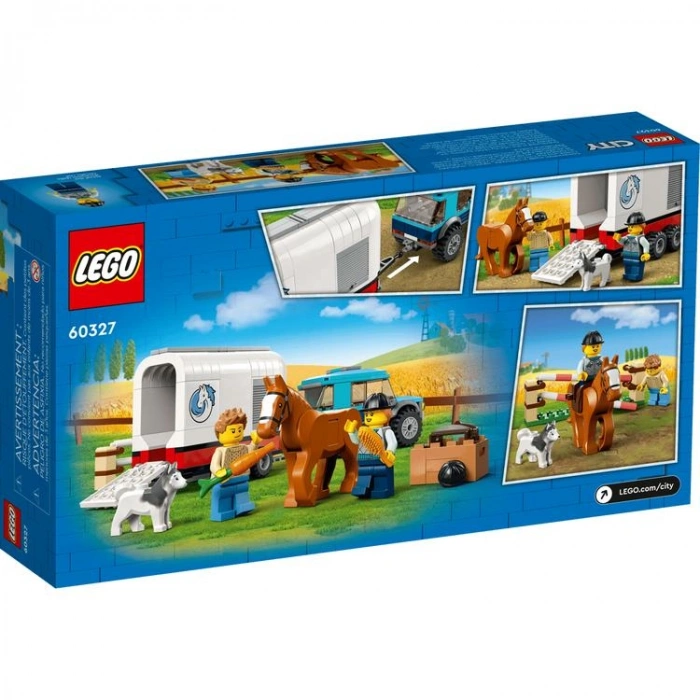 LEGO 60327 CİTY AT NAKLİYE RÖMORKU ARACI 196 PARÇA 5+