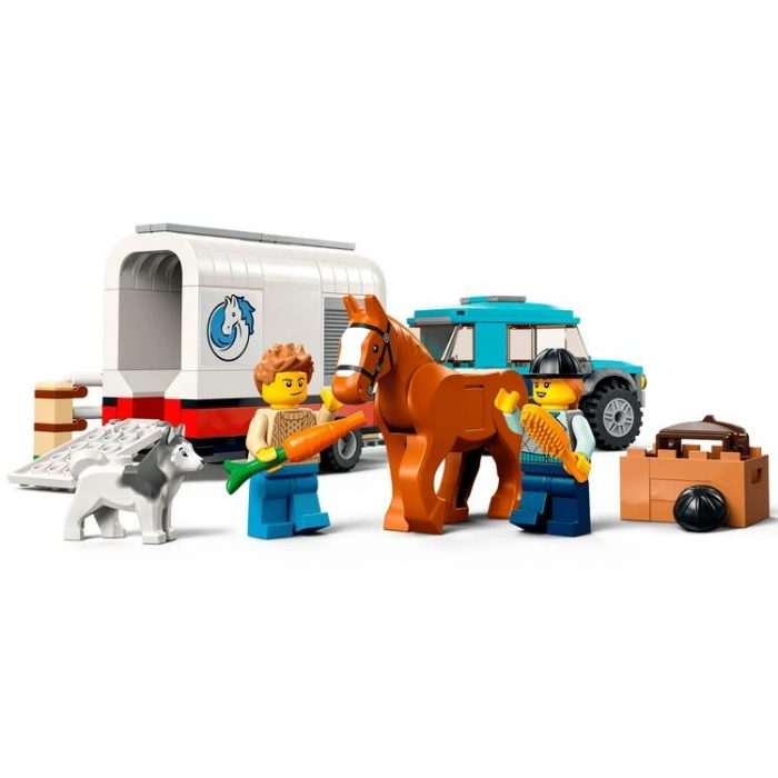 LEGO 60327 CİTY AT NAKLİYE RÖMORKU ARACI 196 PARÇA 5+