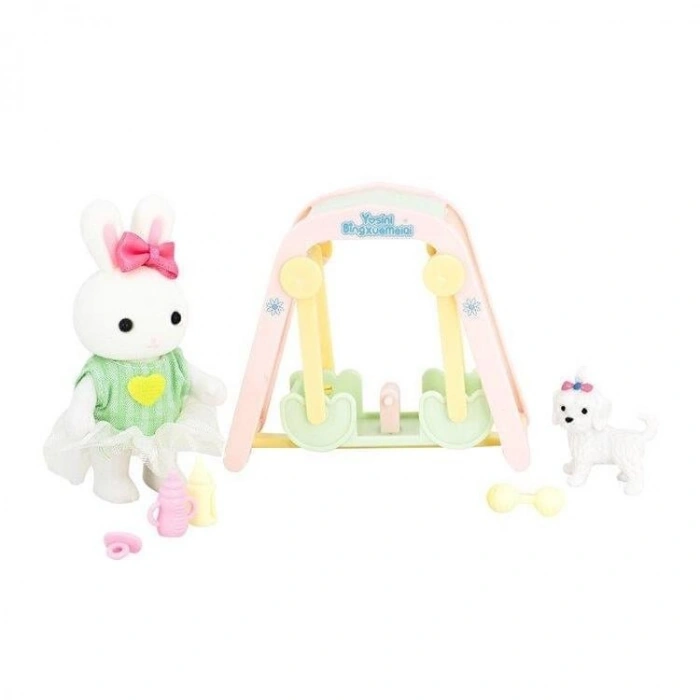 MEGA 6621A-2 BAY DREAMY MINI AKSESUARLI PET SALINCAK SETİ 3+