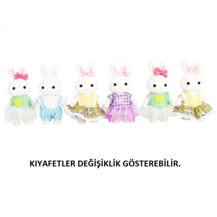 MEGA 6621A-3 BAY DREAMY MINI AKSESUARLI PET YEMEK MASASI SETİ 3+