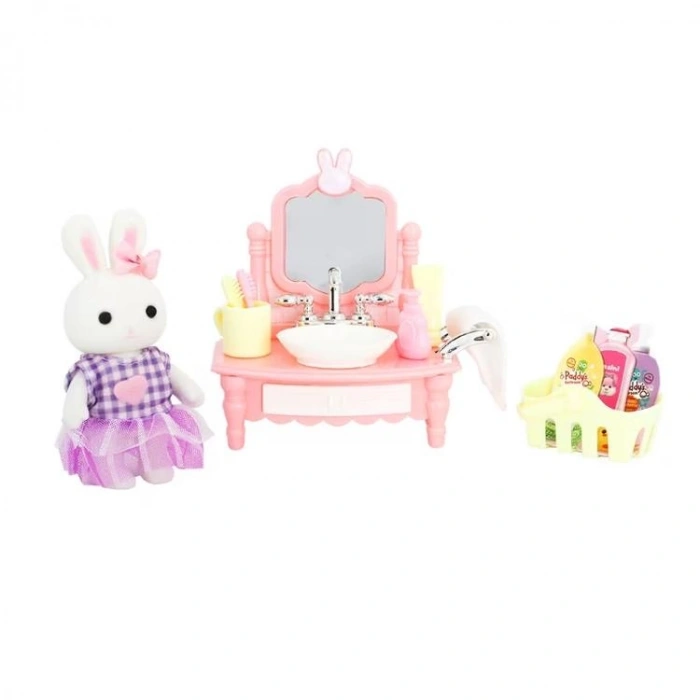 MEGA 6621-5 BAY DREAMY MINI AKSESUARLI PET LAVABO SETİ 3+