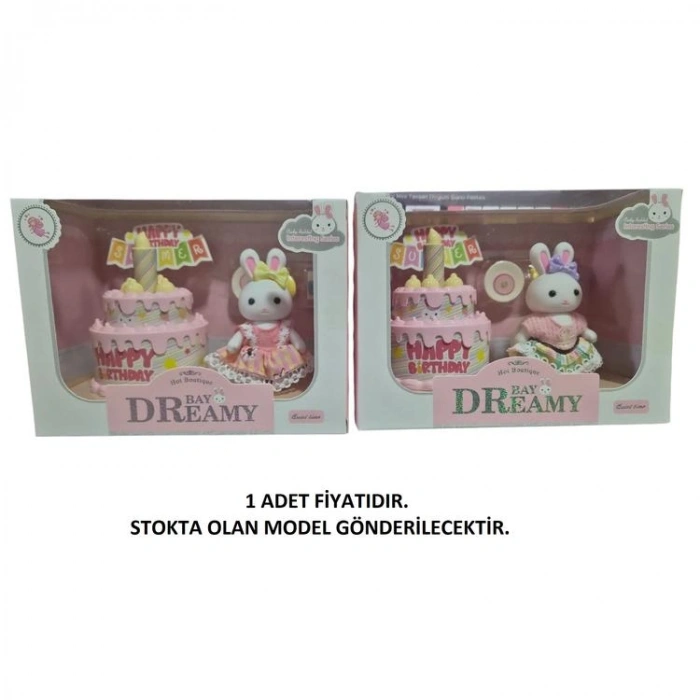 MEGA 6621-8 BAY DREAMY MINI AKSESUARLI PET DOĞUM GÜNÜ KEK SETİ 3+