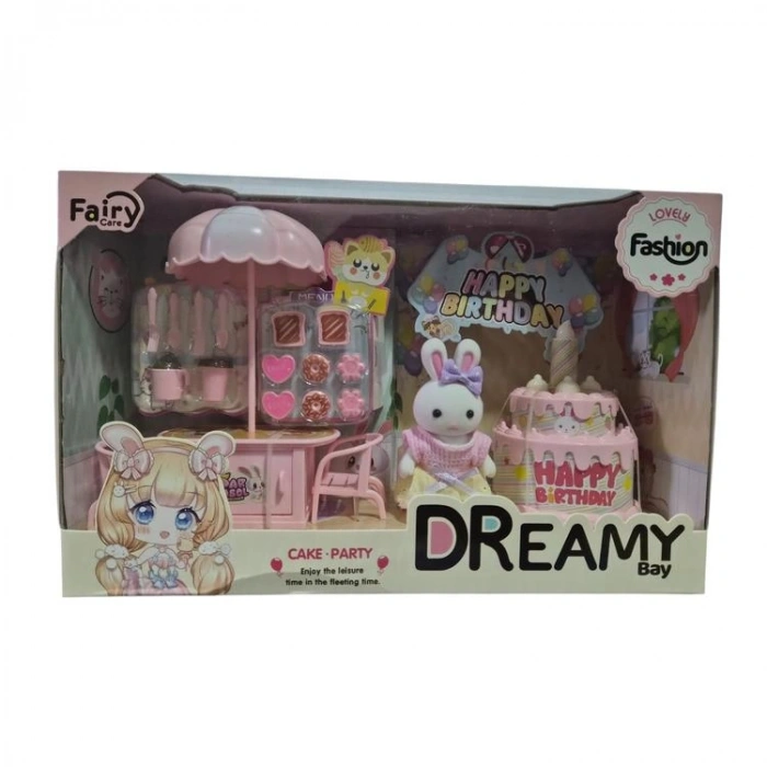 MEGA 6642 BAY DREAMY MINI AKSESUARLI PET DOĞUM GÜNÜ PARTİSİ SETİ 3+