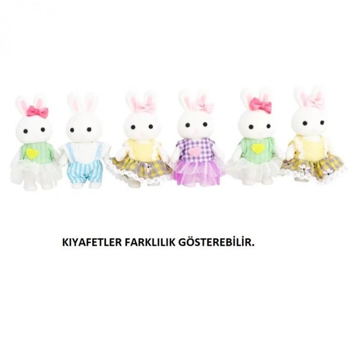 MEGA 6695 BAY DREAMY MINI AKSESUARLI SIRT ÇANTALI MİNİ TAVŞAN EVİ OYUN SETİ 3+