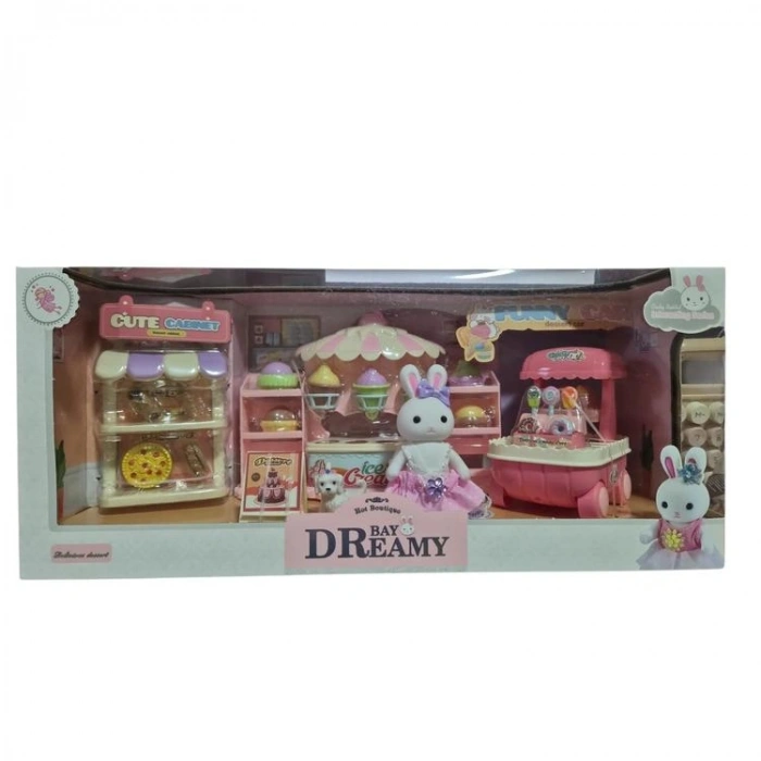 MEGA 6692 BAY DREAMY MINI AKSESUARLI ŞEKERLEME İSTASYONU OYUN SETİ 3+
