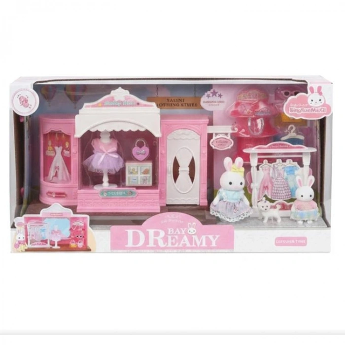 MEGA 6631 BAY DREAMY MINI AKSESUARLI MODA DÜKKANI OYUN SETİ 3+