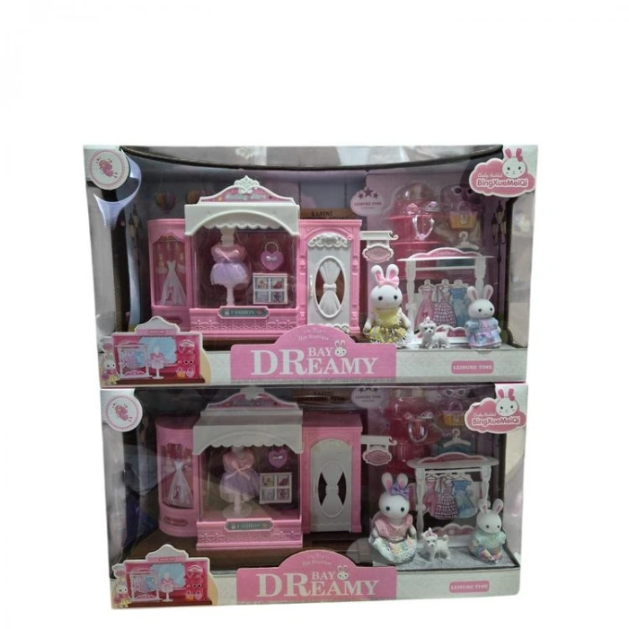 MEGA 6631 BAY DREAMY MINI AKSESUARLI MODA DÜKKANI OYUN SETİ 3+