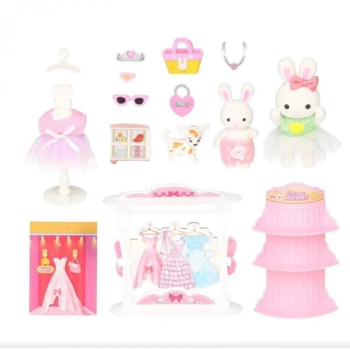 MEGA 6631 BAY DREAMY MINI AKSESUARLI MODA DÜKKANI OYUN SETİ 3+