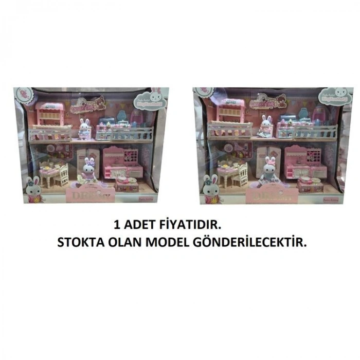 MEGA 6626 BAY DREAMY MINI AKSESUARLI ÇİFT KATLI MUTFAK OYUN SETİ 3+