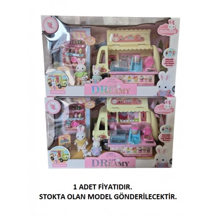 MEGA 6622 BAY DREAMY MINI AKSESUARLI DONDURMA KARAVANI OYUN SETİ 3+