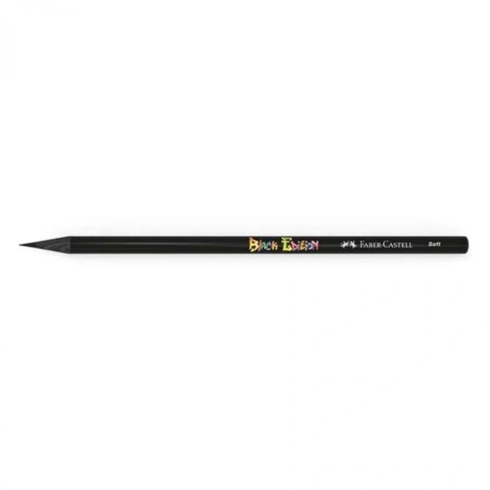 FABER CASTELL 5244 BLACK EDITON SOFT KURŞUN KALEM 2.5 B  - TEKLİ