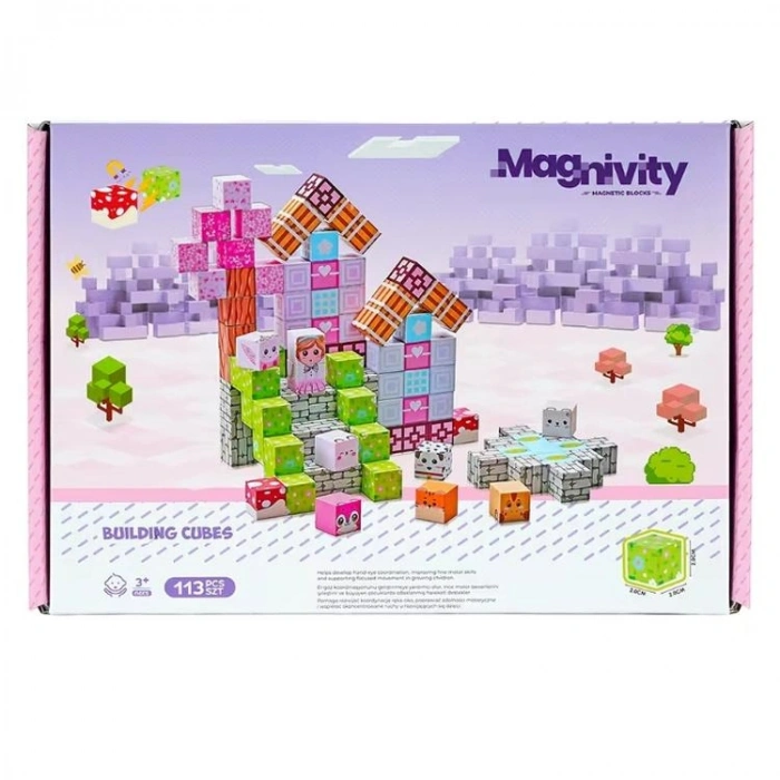 MEGA MC1332 MAGNIVITY PRENSES TEMALI MANYETİK BLOKLAR 113 PARÇA 3+