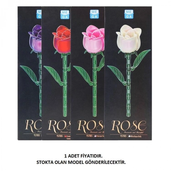 MEGA 957005 RENKLİ KARMA GÜL YAPI BLOKLARI  6+ - TEKLİ