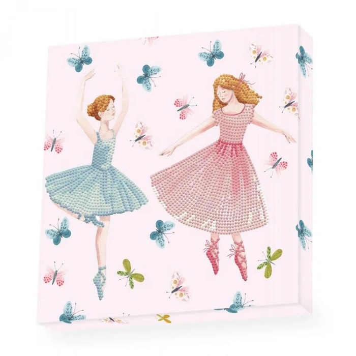 DIAMOND DOTZ DBX.047 DOTZ BOX BALLET BABES 28x28 cm BONCUK TABLO KİTİ