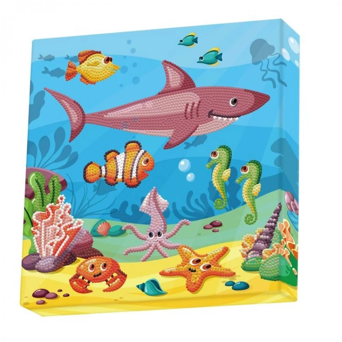 DIAMOND DOTZ DBX.029 DOTZ BOX DOTZ IN THE OCEAN 28x28 cm BONCUK TABLO KİTİ