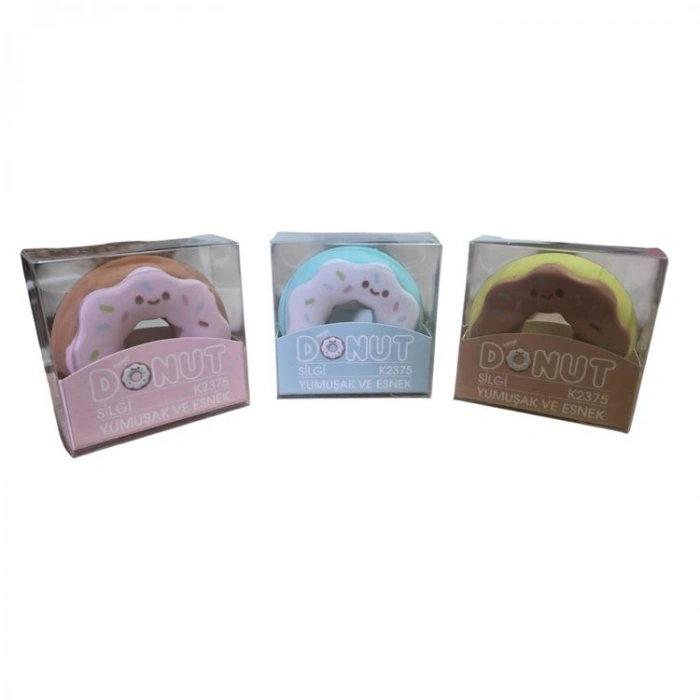 GIPTA K2375 DONUT PET BOX YUMUŞAK ESNEK RENKLİ SİLGİ - TEKLİ