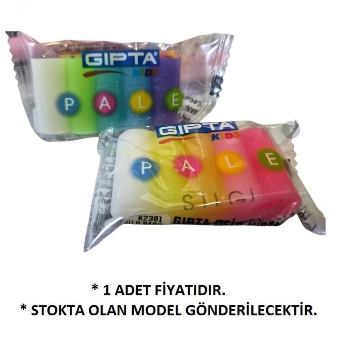 GIPTA K2381 PALE RENKLİ SİLGİ - TEKLİ