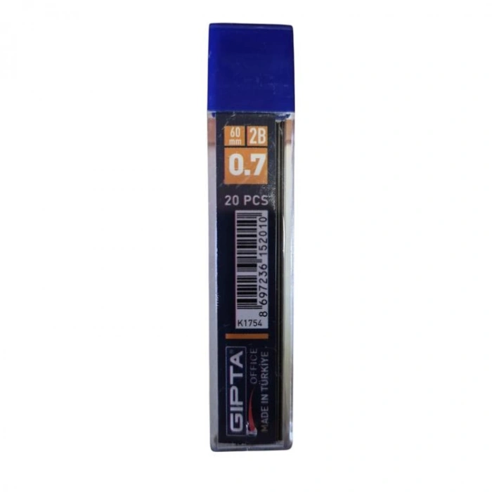 GIPTA K-1754 60MM  0.7MM 2B KALEM UCU 20li