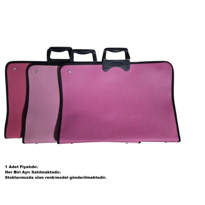 ABKA PROART ART COLLEGE PROJE ÇANTASI 37X54 - PEMBE