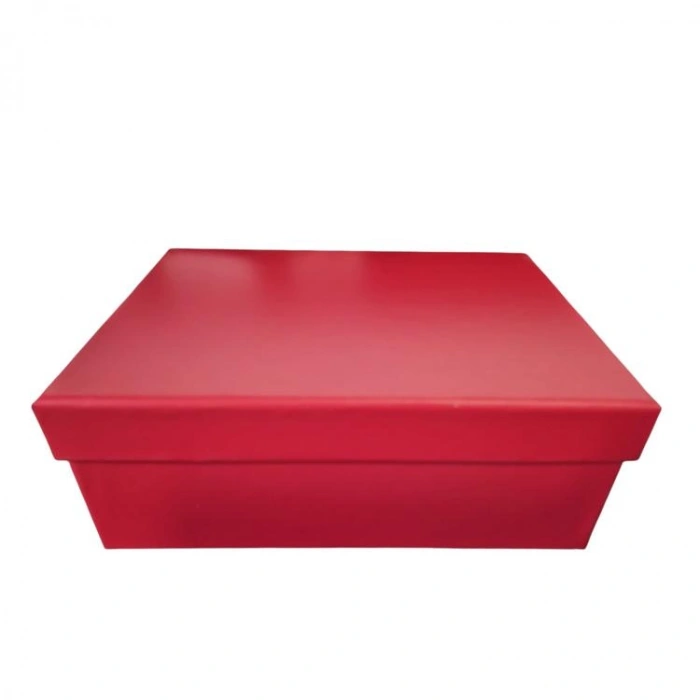 PİN  NO:9 KIRMIZI DİKDÖRTGEN HEDİYE KUTUSU 35,5x27x15,4 cm- TEKLİ