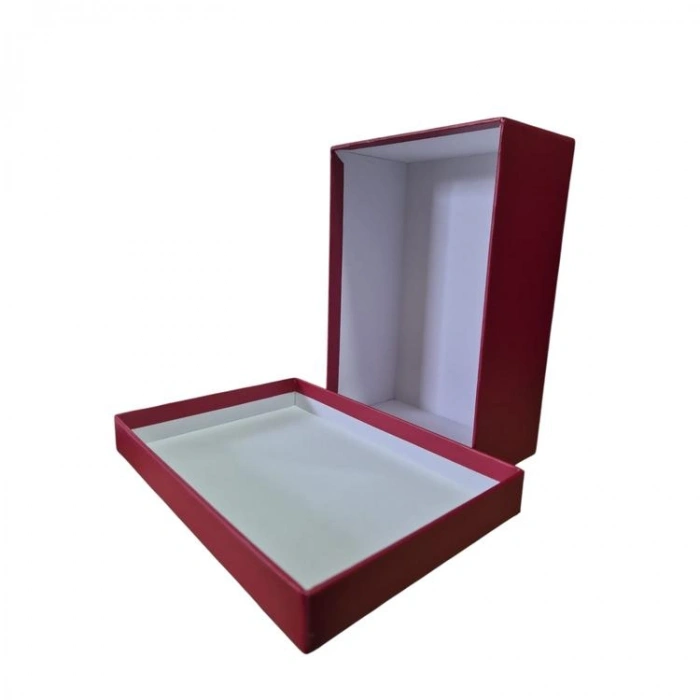 PİN  NO:7 BORDO DİKDÖRTGEN HEDİYE KUTUSU 31x23,5x13 cm- TEKLİ