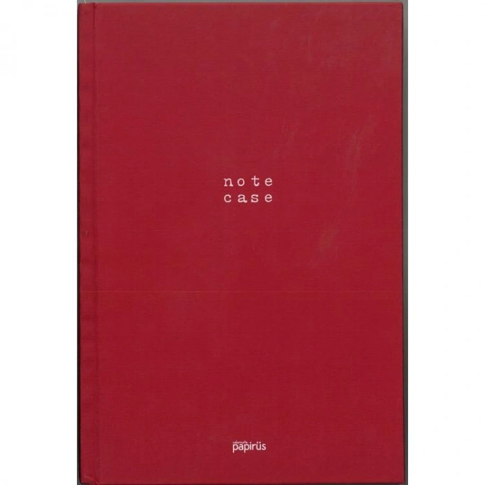 PAPİRÜS  NOTE CASE SERT KAPAK CİLTLİ 16X23 96YP. ÇİZGİSİZ (DÜZ) DEFTER