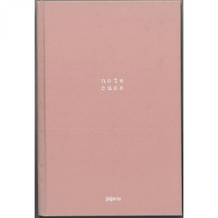 PAPİRÜS  NOTE CASE SERT KAPAK CİLTLİ 16X23 96YP. ÇİZGİSİZ (DÜZ) DEFTER