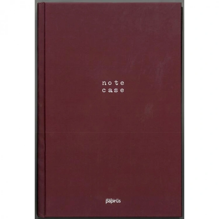 PAPİRÜS  NOTE CASE SERT KAPAK CİLTLİ 16X23 96YP. ÇİZGİLİ DEFTER