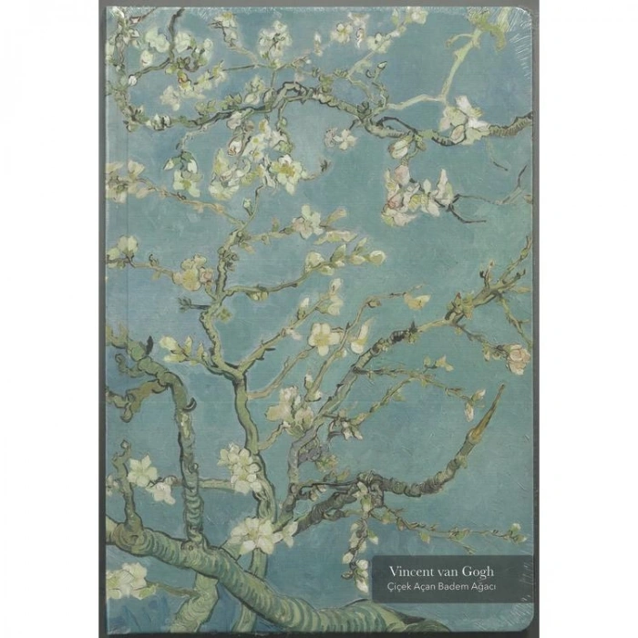 PAPİRÜS  TUVAL CİLTLİ SERT KAPAK 16X23 96 YP. KARELİ DEFTER