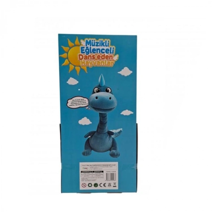 HALLEY PL50108 PELUŞ KONUŞAN PİLLİ ŞAŞKIN DİNO 40 CM - TEKLİ