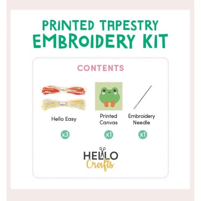 HELLO CRAFTS HC503 BASKILI GOBLEN KİTİ - KELEBEK