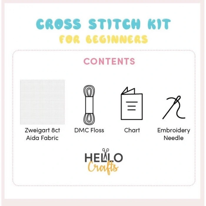 HELLO CRAFTS HC557 BAŞLANGIÇ SEVİYESİ KANAVİÇE KİTİ - NEŞELİ YUNUS