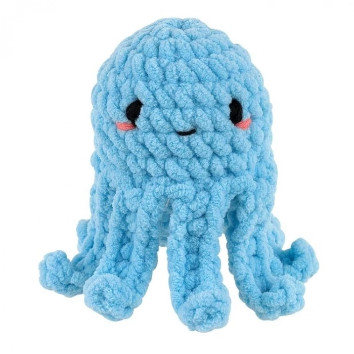 HELLO CRAFTS HC002 YARNIMALS AMIGURUMI ÖRGÜ KİTİ - OZZY THE OCTOPUS (1 SET)